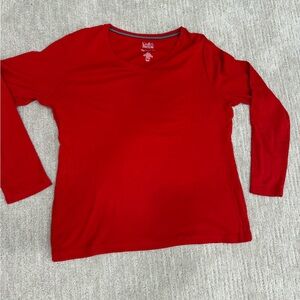 Croft & Barrow Vibrant Red Classic Tee